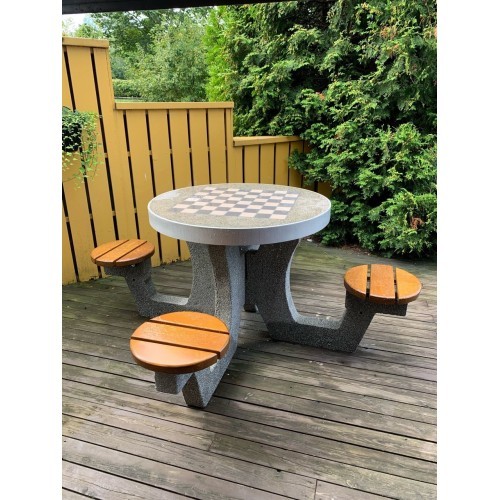 Concrete Table for Chess - Checkers Inter-Play 03