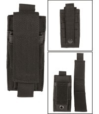 BLACK SINGLE PISTOLE MAGAZINE POUCH