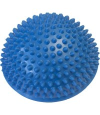 Массажный мяч Yate Spiky Half Ball, 16 см – синий