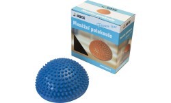 Массажный мяч Yate Spiky Half Ball, 16 см – синий