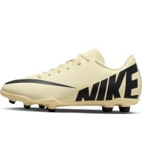 Nike Jr Vapor 15 Club FG/MG bērnu futbola apavi Yellow Black DJ5958 700