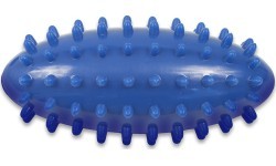 Массажное яйцо Yate Spiky 12,5x4,5 см, синее