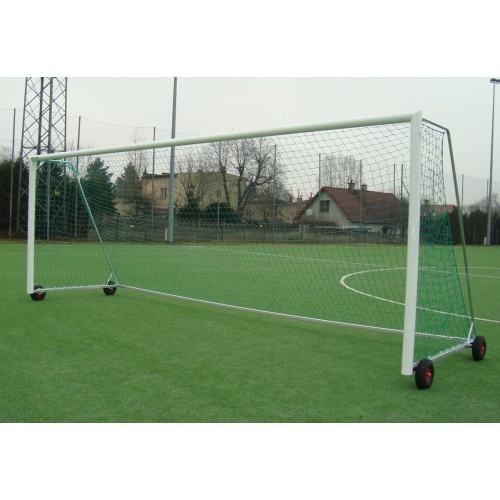 Futbola vārti Coma-Sport PN-149TK 7,3x2,44 ar riteņiem