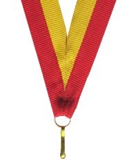 Lente medaļai V2 dzeltena/sarkana 2cm
