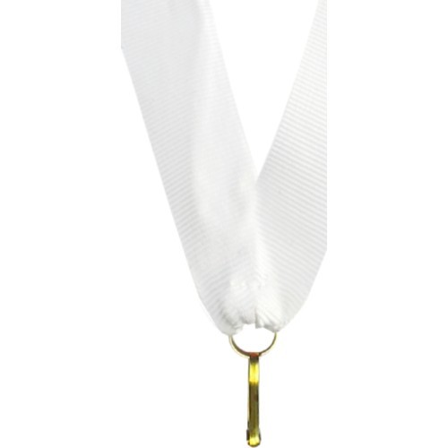 Medal Ribbon V2 White 2cm