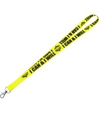 Брелок для ключей Beltor "I CAN & I WILL", желтый