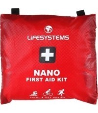 Viegls ūdensizturīgs pirmās palīdzības komplekts Lifesystems Light & Dry Nano, sarkans