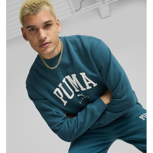Puma vīriešu džemperis Squad Crew FL Cold Green 681794 22
