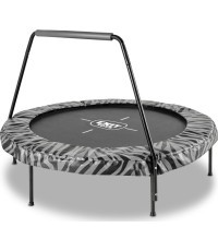 EXIT Tiggy junioru batuts ar stieni ø140cm - melns/pelēks