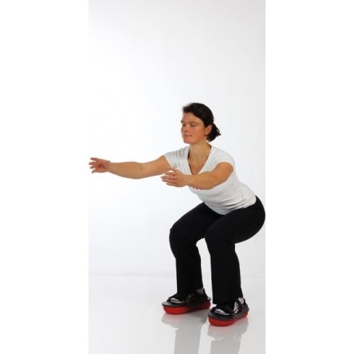 Balance Trainer Togu Dynair Walker Comfort, Black and Red
