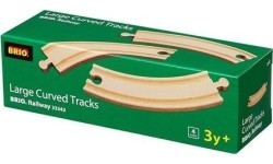 BRIO liekto sliežu ceļa komplekts, lieli 33342