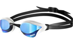 Peldēšanas brilles Arena Cobra Core Swipe, spoguļa, zili-baltas