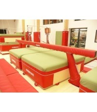 Gymnastics beam protection coverage GYMNOVA, red 2,5m