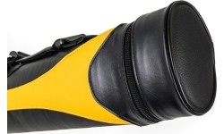 Жесткий чехол для бильярдного кия Style SY-1, желто-черный, 2/2, 85 см