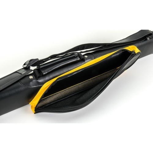 Bilijarda nūjas cietais futrālis Style SY-1, dzelteni melns, 2/2, 85cm