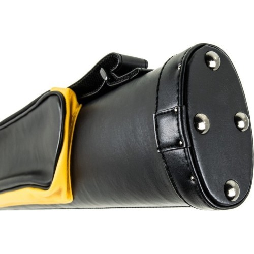 Жесткий чехол для бильярдного кия Style SY-1, желто-черный, 2/2, 85 см