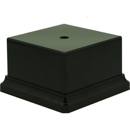 Plastic black base 120x120x80mm