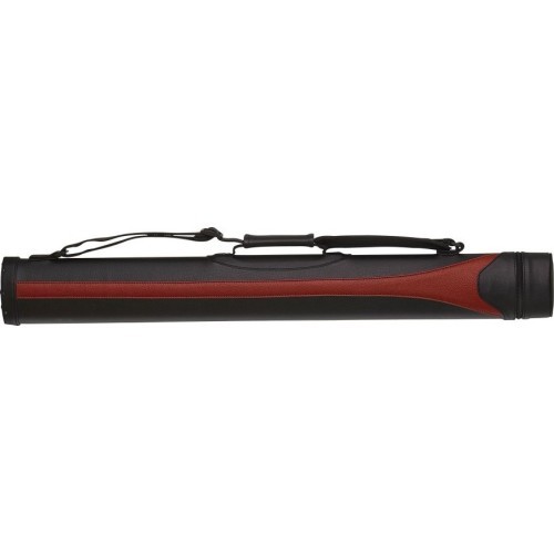 Ciets futrālis biljarda kijai Style SY-2, sarkans-melns, 2/2, 85 cm