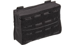BLACK LASER CUT BELT POUCH SMALL