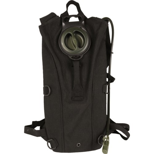 Melna Mil-Spec ūdens mugursoma ar siksnām, 3 l