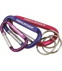 Набор карабинов и колец Highlander, 3 шт.