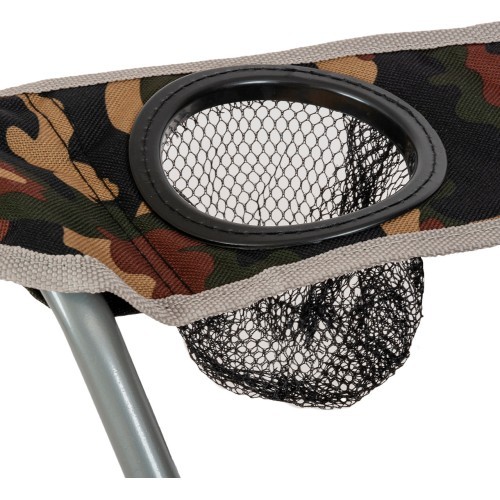 Highlander Moray saliekamais krēsls ar roku balstiem - brūns