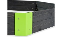 Aksent wooden sandpits hexagon 160x140cm