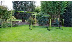 EXIT Tempo tērauda futbola vārti 180x120 cm, zaļi/melni, bērniem