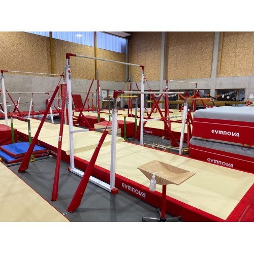 Разновысокие брусья Rio Competition – короткий трос – гриф из натурального волокна