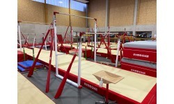 Разновысокие брусья Rio Competition – короткий трос – гриф из натурального волокна