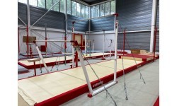 RIO COMPETITION ASYMMETRIC BARS - SHORT CABLE - NATURAL FIBRE HAND-RAIL