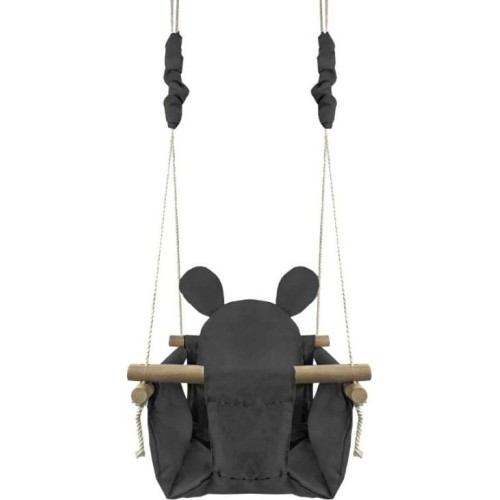Baby Swing with Wooden Frame Ecotoys Mouse