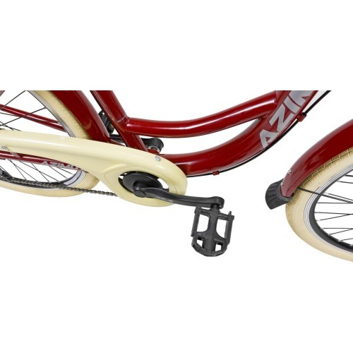 Velosipēds AZIMUT Vintage TX-7 28" 2025 burgundy-cream shiny