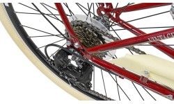 Velosipēds AZIMUT Vintage TX-7 28" 2025 burgundy-cream shiny