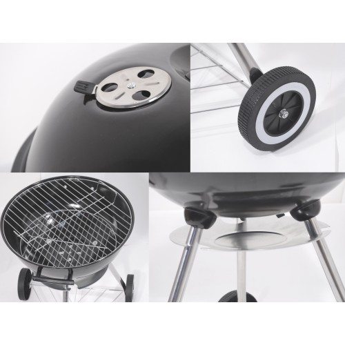 Charcoal Grill Boiler Cattara Bari 46cm