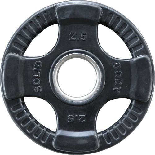 Body-Solid gumēti olimpiskie svari ar 4 rokturiem ORTK, 2,5 kg