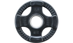 Body-Solid gumēti olimpiskie svari ar 4 rokturiem ORTK, 2,5 kg