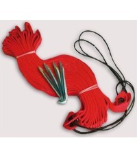 Lines for Beach Volleyball Pokorny Site Econom, Incl. Anchorage, 18x9m, Red