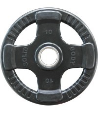 Gumijas olimpiskais svara disks Body-Solid, 10 kg
