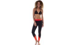 Двусторонние неопреновые леггинсы Jobe Verona 1.5 мм, красно-чёрные, размер XS