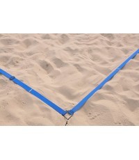 Lines for Beach Volleyball Pokorny Site Econom, Incl. Anchorage, 16x8m, Blue