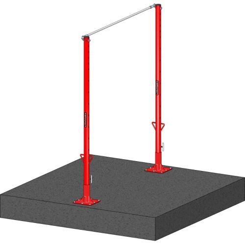 HIGH BAR WITHOUT CABLE WITH CASINGS OUTSIDE THE FLOOR - 1 person (*)