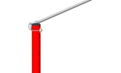 HIGH BAR WITHOUT CABLE WITH CASINGS OUTSIDE THE FLOOR - 1 person (*)