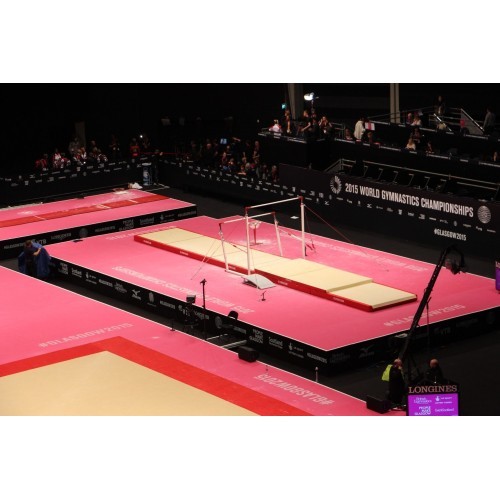 RIO COMPETITION ASYMMETRIC BARS - STANDARD CABLE - NATURAL FIBRE HAND-RAIL - FIG Approved