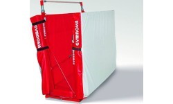 COMPACT ASYMMETRIC BARS - FIXED FEET - WITH TRANSPORT TROLLEY AND FOLDING MAT