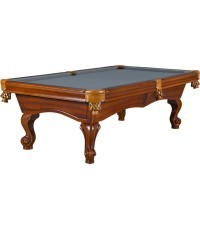 Biljards, Biljarda galds Dynamic Billard York 8 ft., antīki brūns, kluba audums Royal Blue