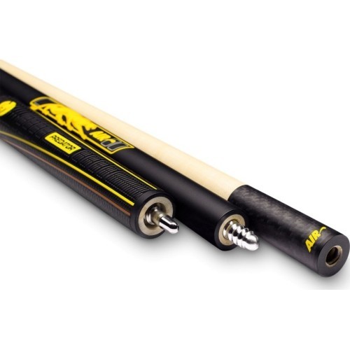 Biljarda kijs Predator Air 2 Sport Wrap Jump, trīsdaļīgs, melns, Mini-Radial