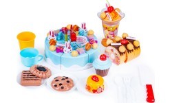Dzimšanas dienas tortes griešanas komplekts, 75 gab.