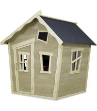 Koka rotaļu māja Exit Crooky 100 Grey-Beige