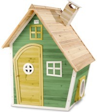 Koka rotaļu namiņš EXIT Fantasia 100 - Zaļš